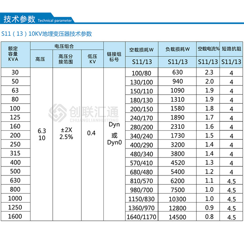 地埋變壓器s11 三相油浸式電力變壓器全銅節(jié)能型規(guī)格齊全廠家直銷示例圖6